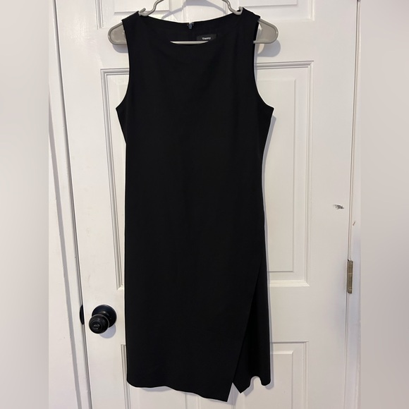 Theory Dresses & Skirts - Theory Black Sleeveless Dress with Slit